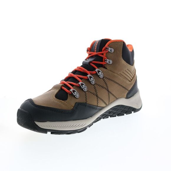 Wolverine Mens Luton Hiker Waterproof Mid Brown Boots (NWT) main image 3